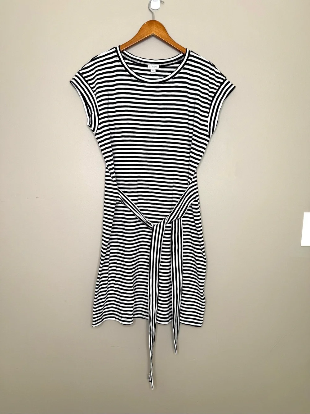 J Crew Striped T Shirt Dress